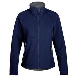 Landway Ladies New Matrix Bonded Soft Shell Navy Jacket Size Large